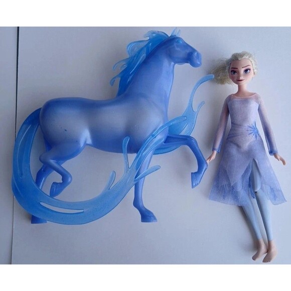 2019 Disney Frozen II ELSA & the NOKK SET Doll & Mythical Water Spirit Horse - Picture 2 of 16